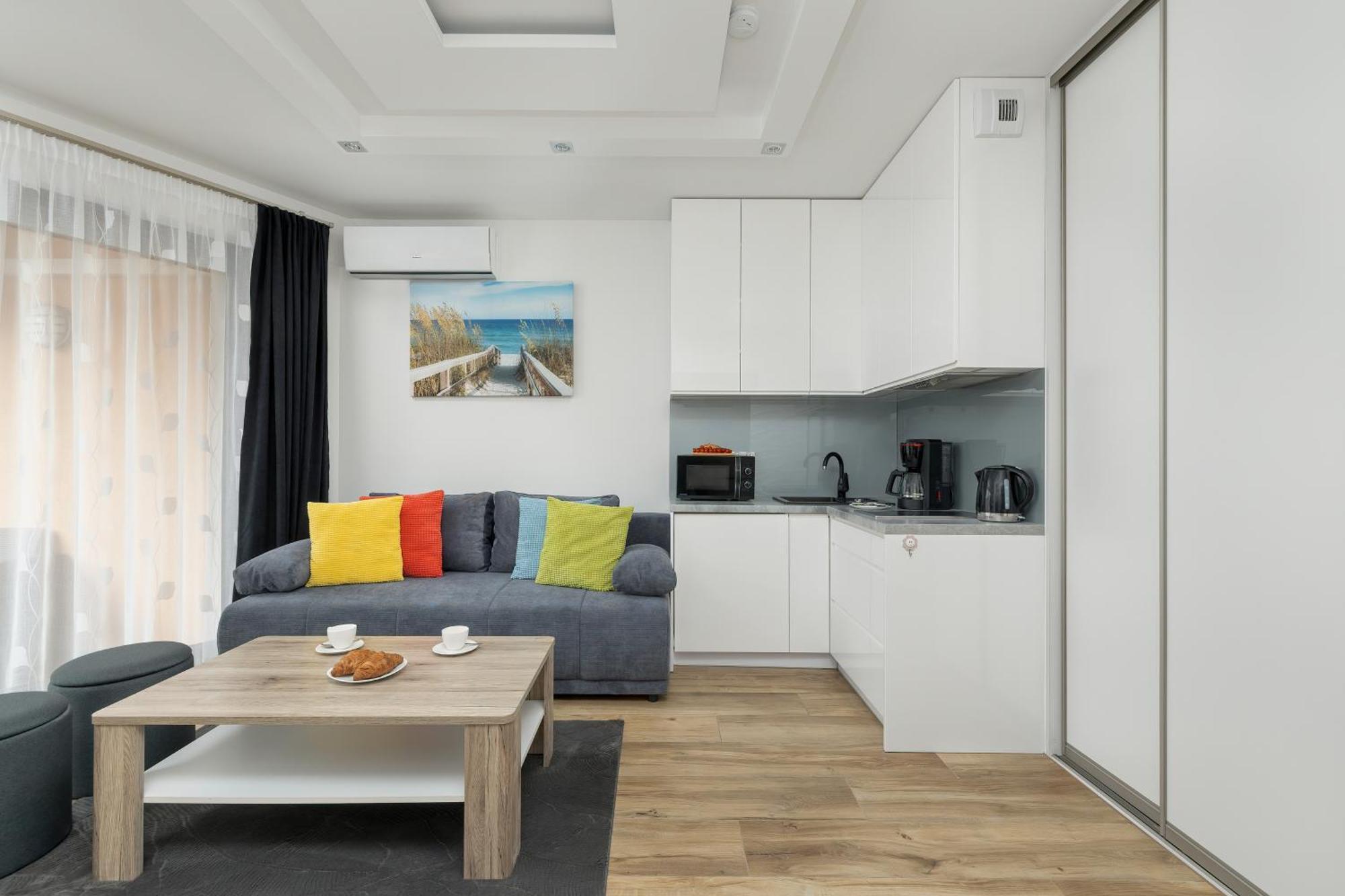 Apartamenty Horyzont Seaview By Rent Like Home เมียนซิดดรอแย ภายนอก รูปภาพ